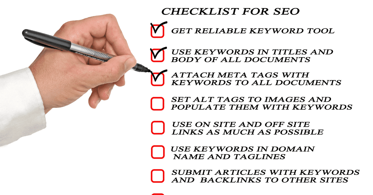 Você está visualizando atualmente SEO Checklist – Guia completo de SEO, O Passo a Passo #1 para otimizar seu Blog ou Site