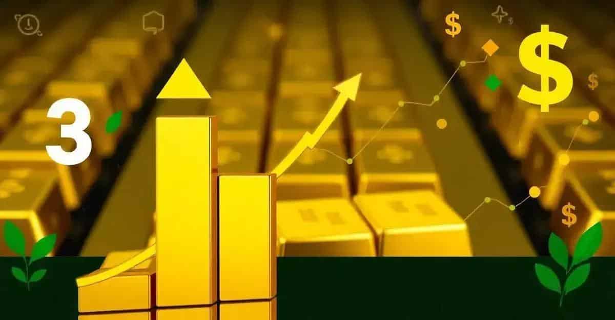 3 acoes de ouro para investir em vez de barras