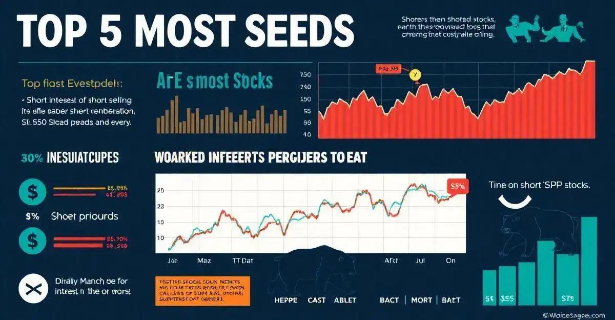 As 5 ações mais shortadas do S&P 500