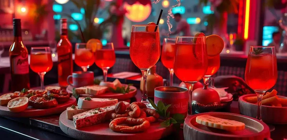 Harmonização do Aperol com Licor de Cassis e Limão Siciliano