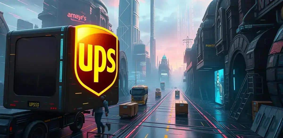 ups previsoes receita fraca em 2025 e queda nas acoes