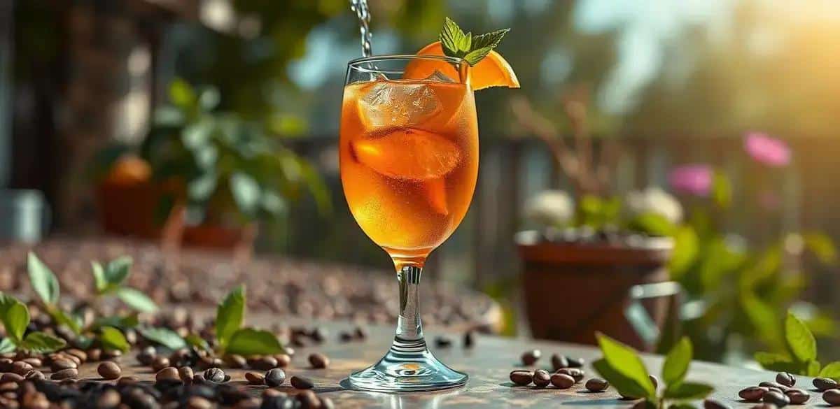 Leia mais sobre o artigo Café com Soda de Laranja e Hortelã: Refrescante e Irresistível!