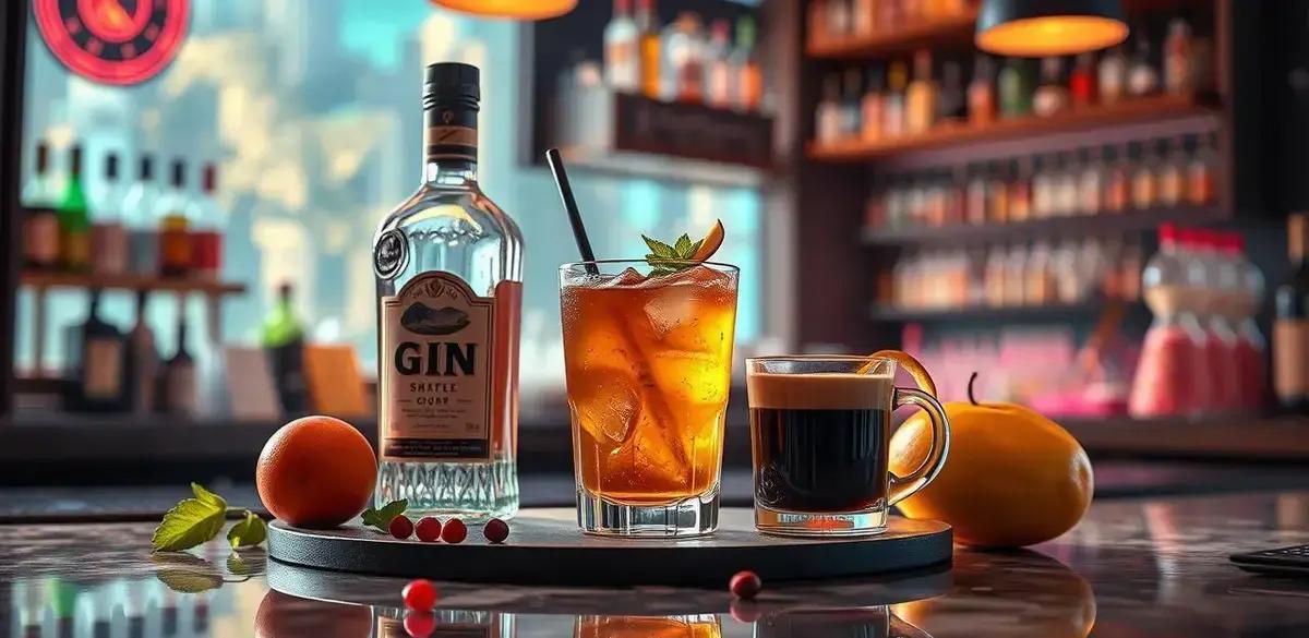 Ingredientes da Receita de Gin com Xarope de Caramelo Salgado e Café