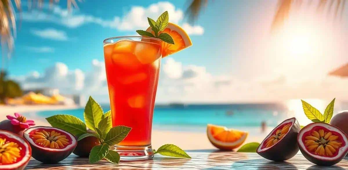 pisco tropical com maracuja e manjericao uma bebida refrescante para o verao