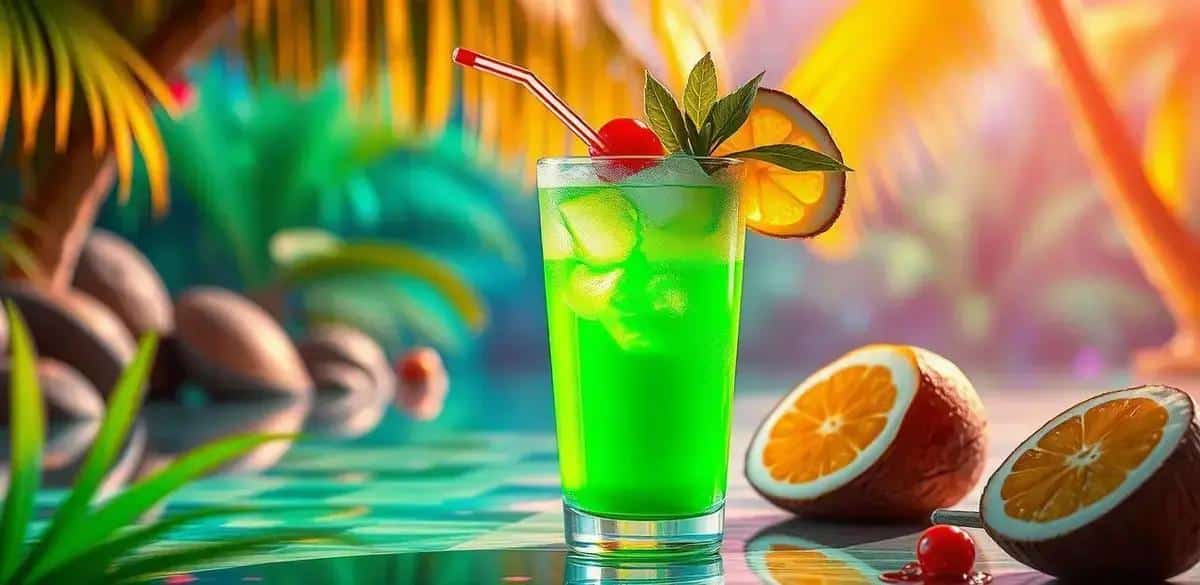 No momento, você está visualizando Drink Verde Tropical com Licor de Coco: Refresque-se com esse Sabor Único