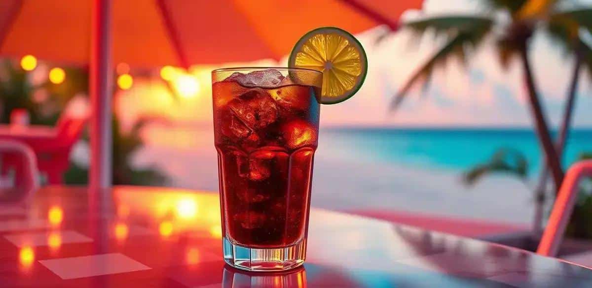 rum com refrigerante de cola uma combinacao refrescante e irresistivel