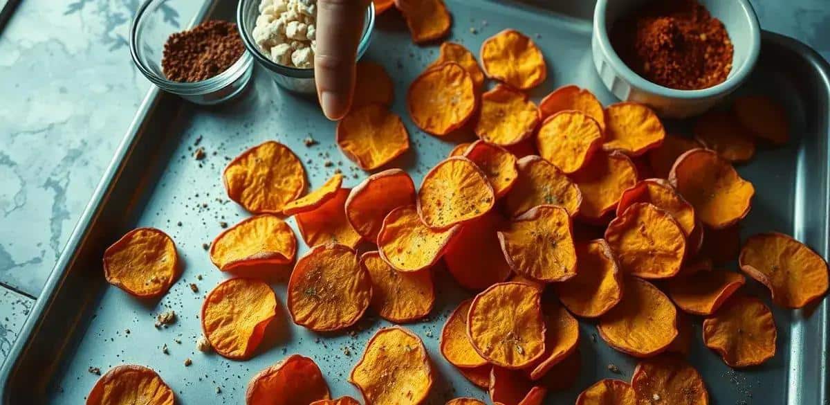 Método de Preparação para Chips de Batata-Doce