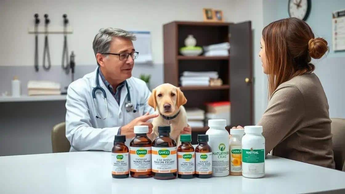 Consultando um veterinário: como equilibrar remédios naturais e convencionais