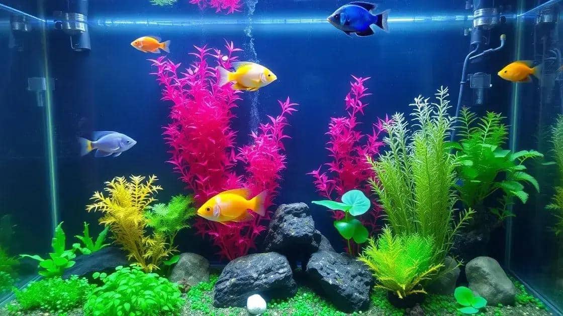Por que ter um aquário com plantas aquáticas?