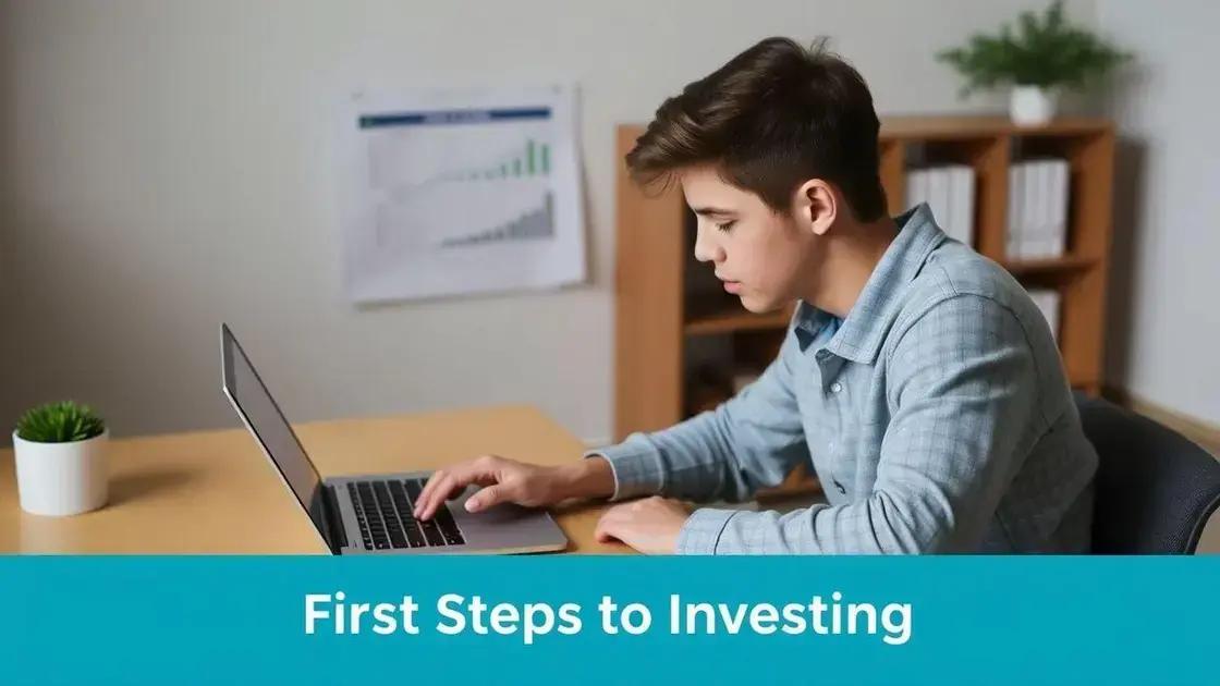 Passos iniciais para começar a investir