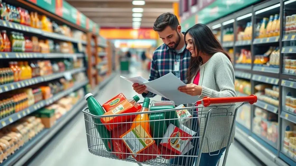 Dicas para economizar nas compras do supermercado