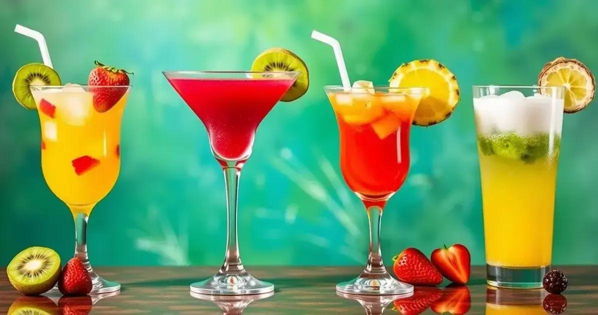 Variantes do Daiquiri com Kiwi e Gengibre