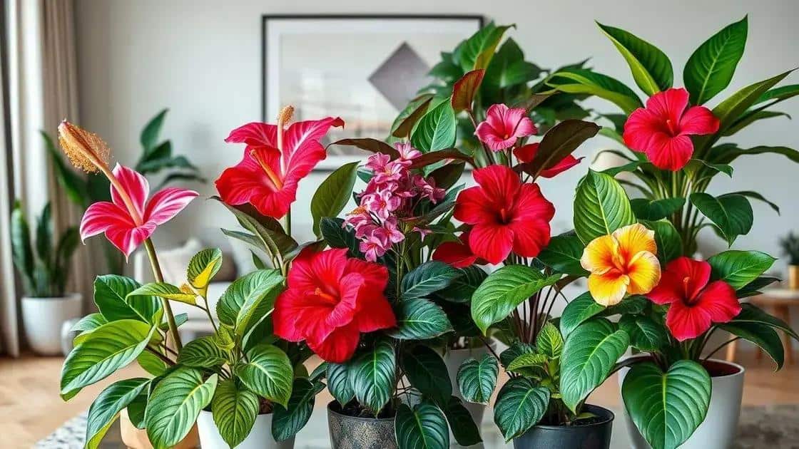 as melhores plantas coloridas para ambientes internos