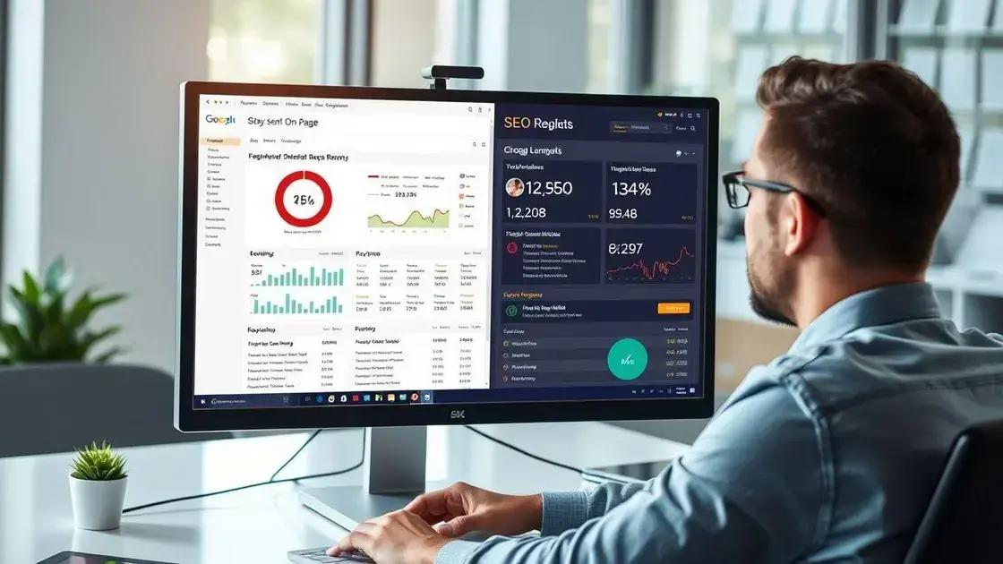 como interpretar relatórios de SEO on-page