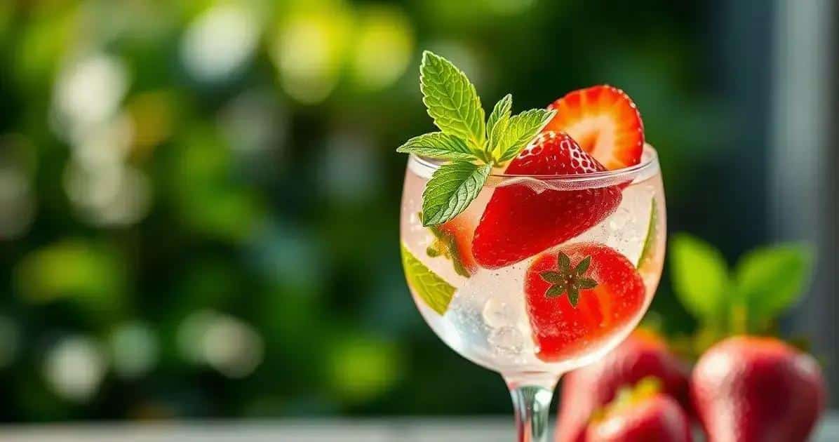 Leia mais sobre o artigo Gin com Espumante de Morango e Hortelã: A Combinação Refrescante que Você Precisa Experimentar