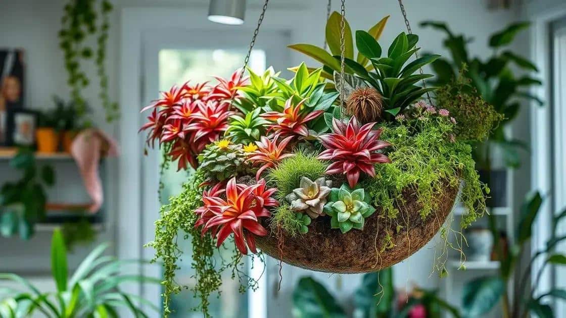 Benefícios de um jardim suspenso em casa