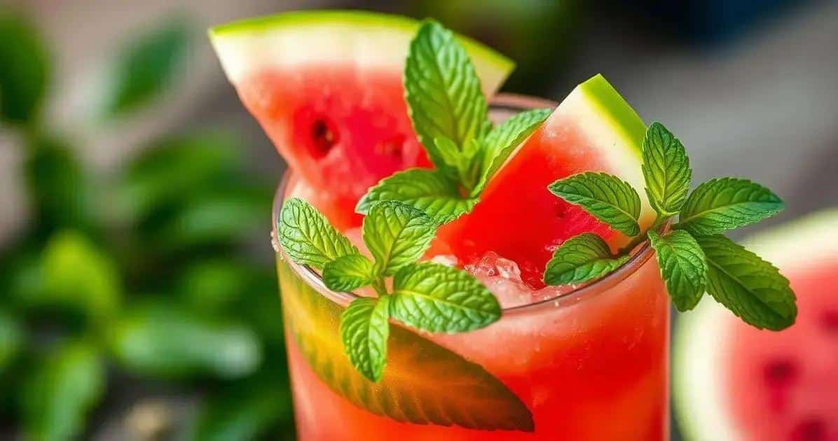 Leia mais sobre o artigo Margarita com Refrigerante de Melancia: A Mistura Refrescante que Você Precisa Experimentar