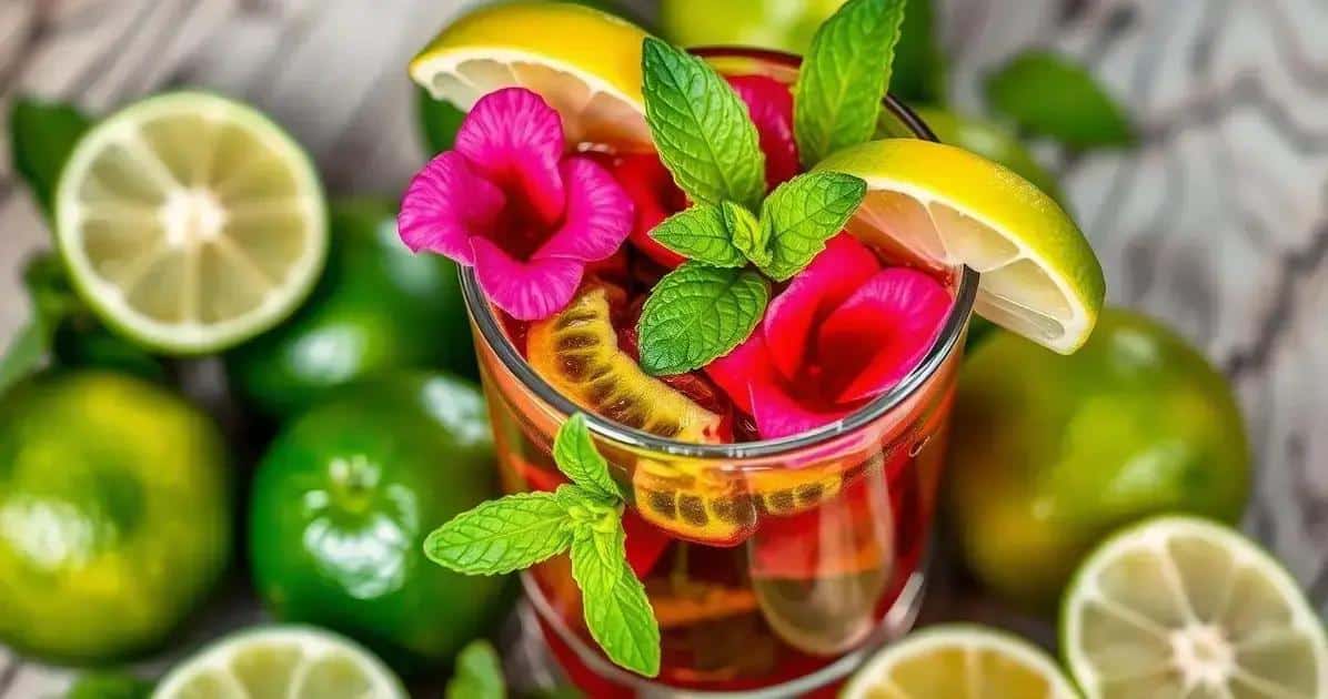 Leia mais sobre o artigo Mojito de Hibisco com Rum: A Combinação Refrescante que Você Precisa Experimentar