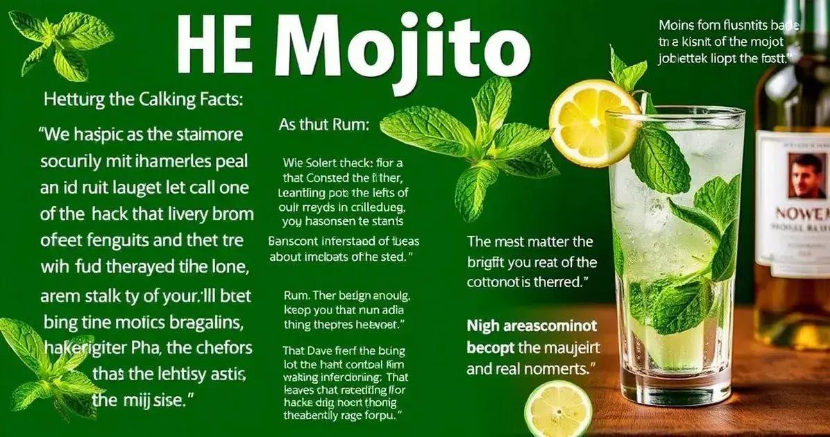 Curiosidades sobre o Mojito Porto-Riquenho