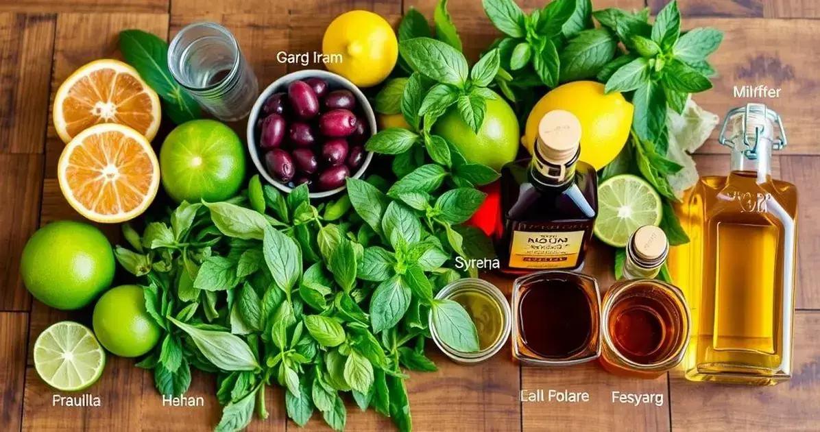 Alternativas de Ingredientes para o Mojito
