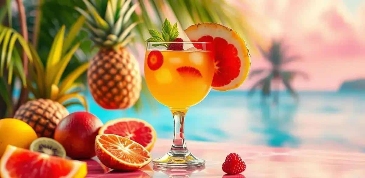 Leia mais sobre o artigo Punch Cubano de Frutas Tropicais: Refrescância e Sabor a Cada Gole