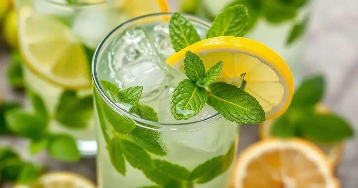 refrigerante de limao com hortela e gengibre aprenda a fazer em casa