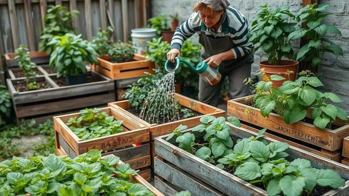 Cuidado e manutenção da sua horta