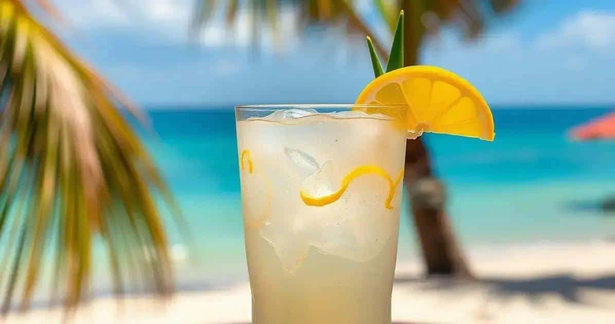 rum com agua de coco e raspas de limao a receita refrescante do verao