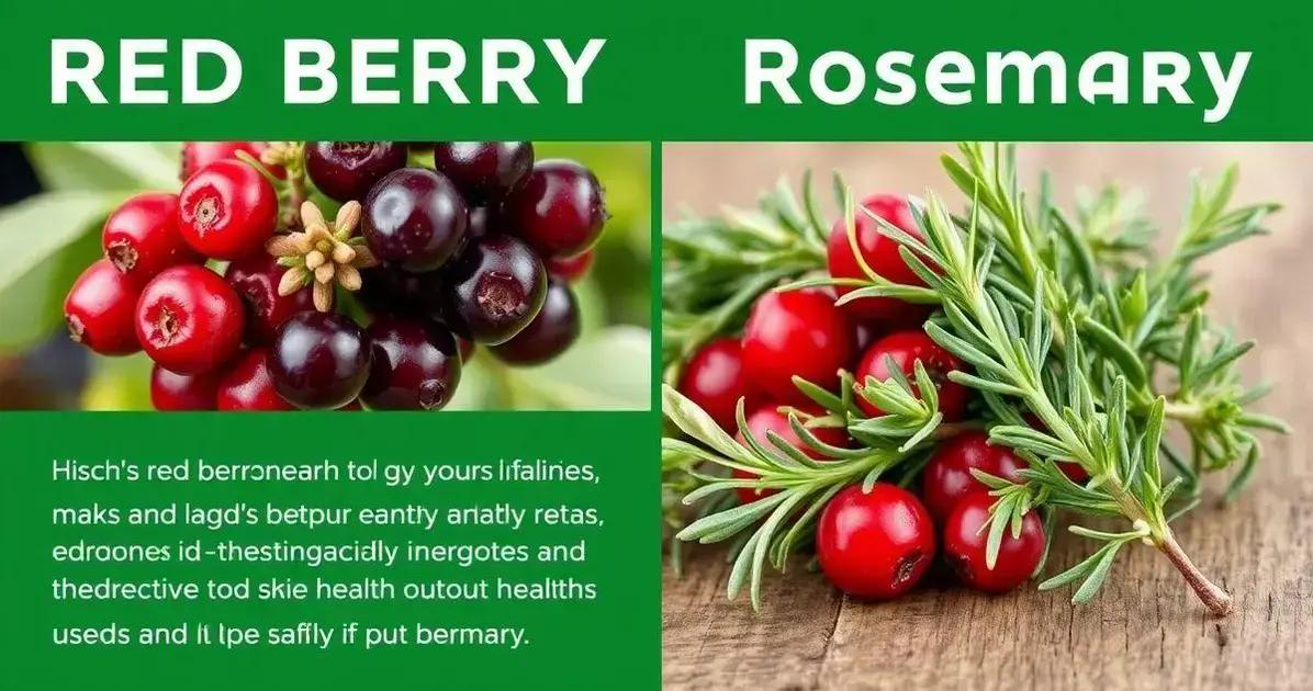 Curiosidades sobre Frutas Vermelhas e Alecrim