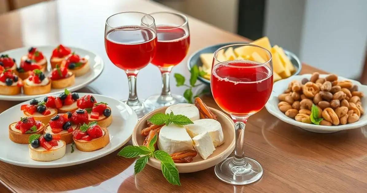 Sugestões de Acompanhamentos para o Suco de Frutas Vermelhas
