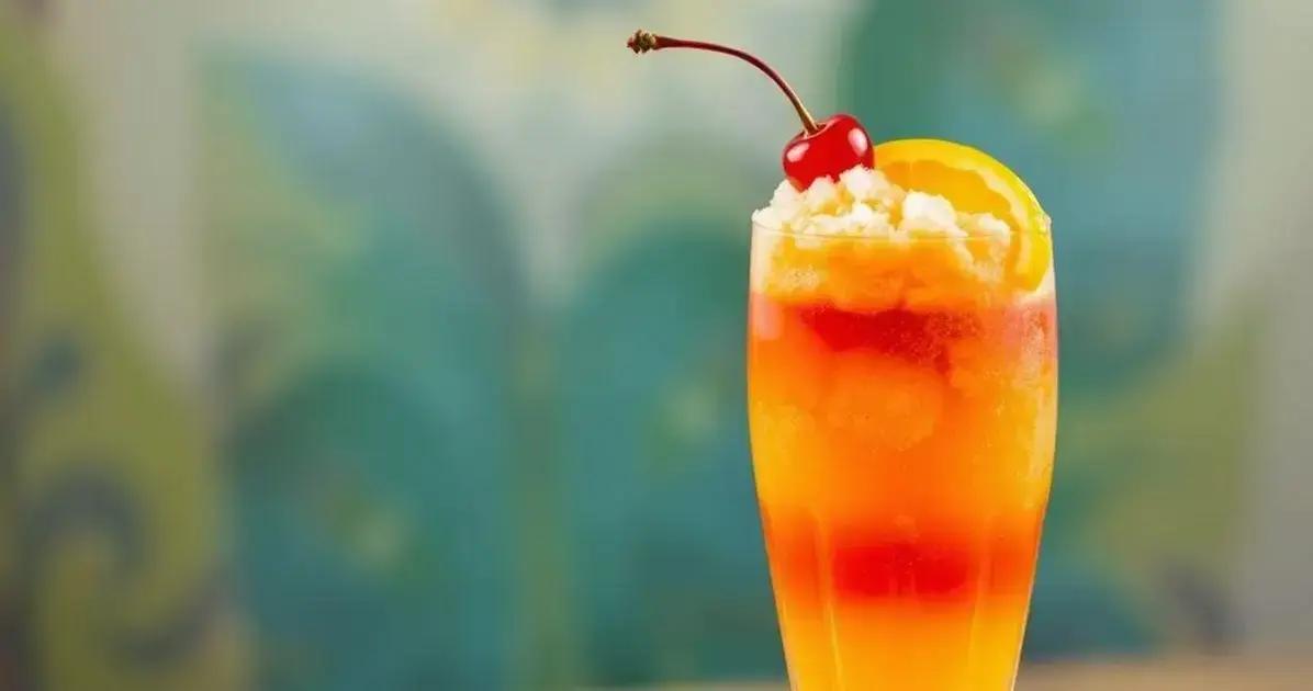 Leia mais sobre o artigo Tequila Sunrise Frozen: a bebida refrescante que você precisa experimentar!