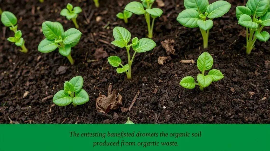 Benefícios do adubo produzido pela compostagem
