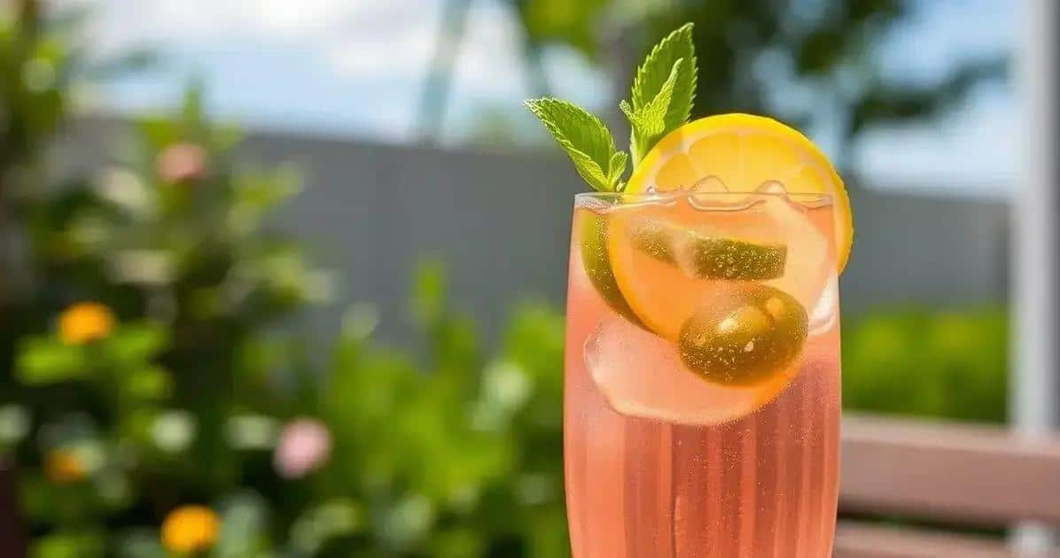 Leia mais sobre o artigo Vinho Rosé com Refrigerante de Limão Siciliano: Refresque-se e Encante-se