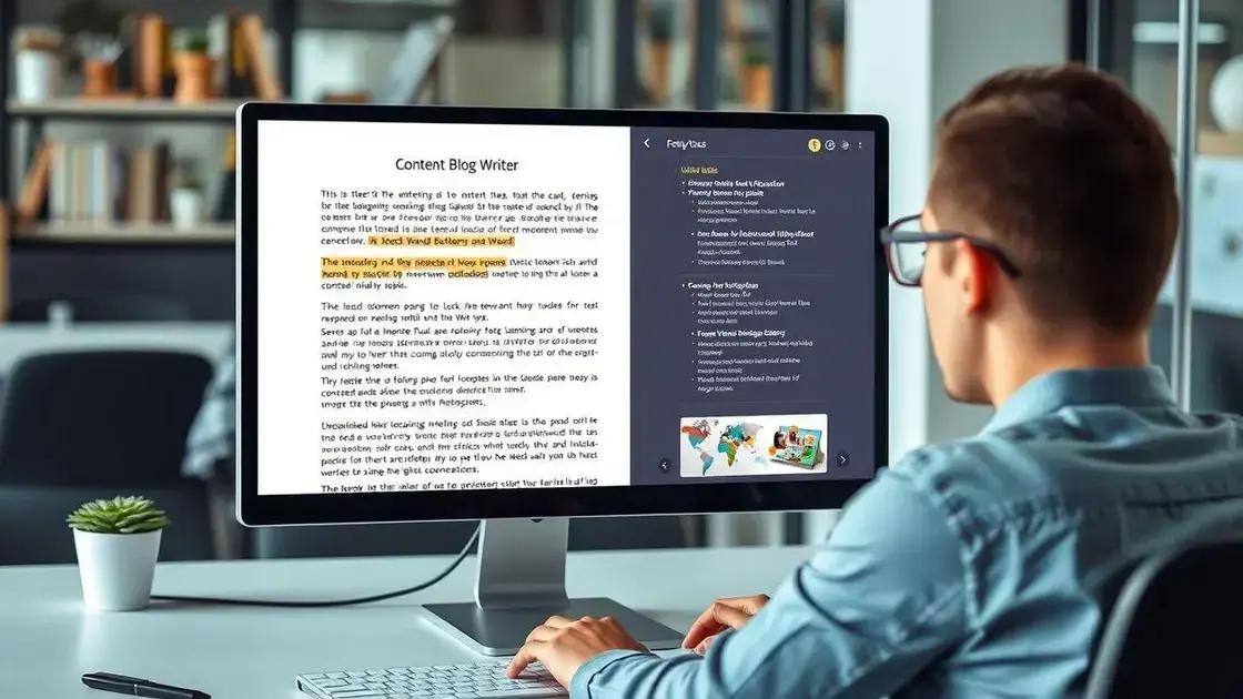 estruturando o texto para facilitar a leitura