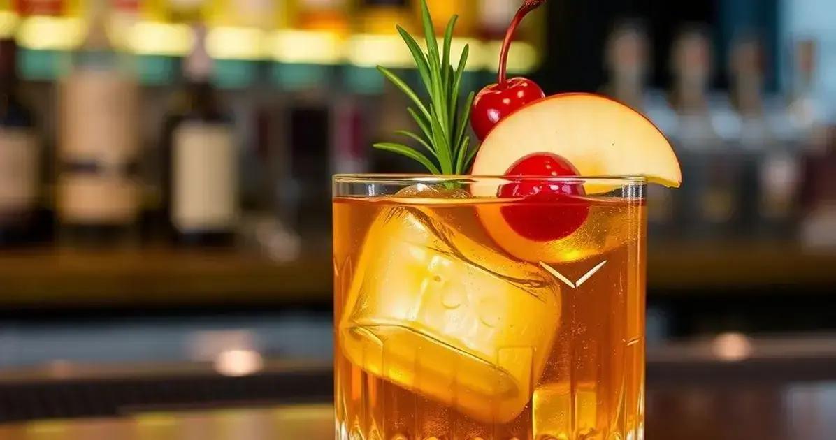 Decoração e apresentação do Whisky Sour