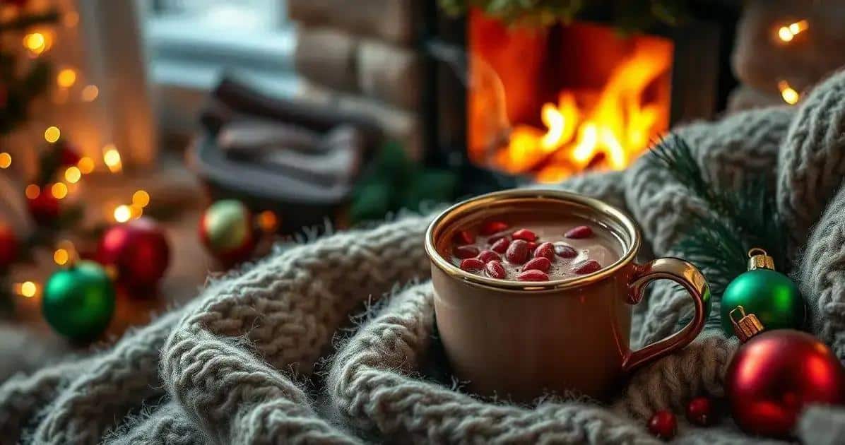 chocolate quente com pimenta rosa e rum envelhecido uma delicia quente