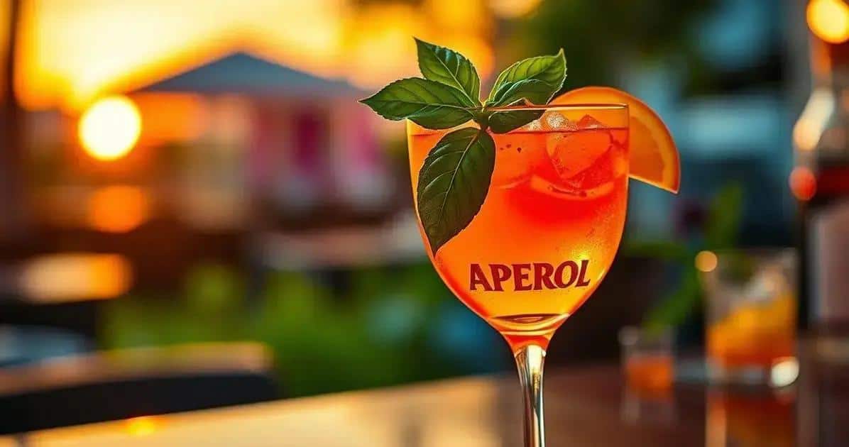 aperol com refrigerante de tangerina e manjericao a combinacao refrescante que voce precisa conhecer