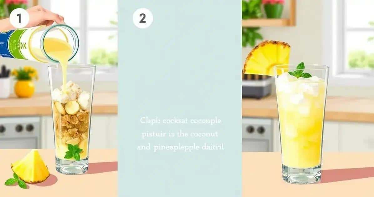 Como Preparar o Daiquiri de Coco e Abacaxi