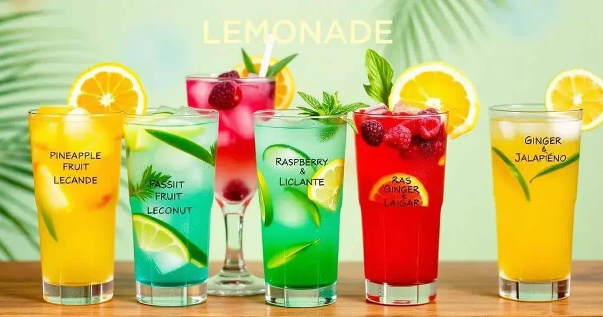 Variantes da Limonada Tropical