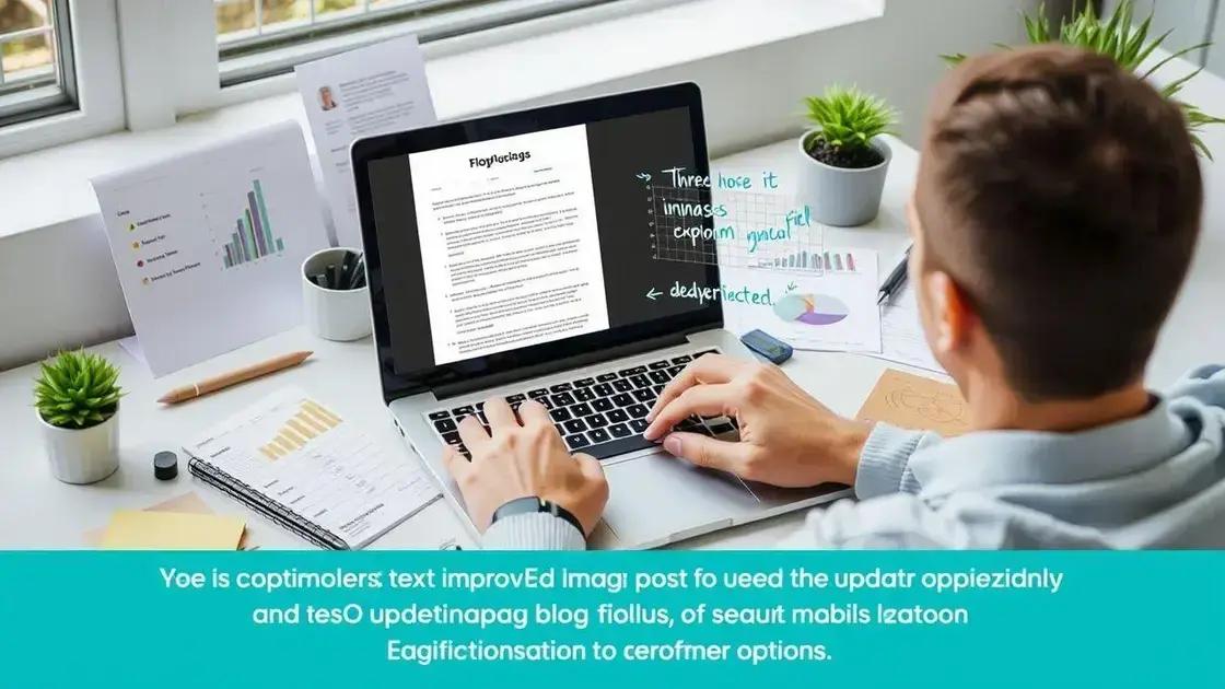 técnicas para ajustar textos antigos e melhorar o desempenho