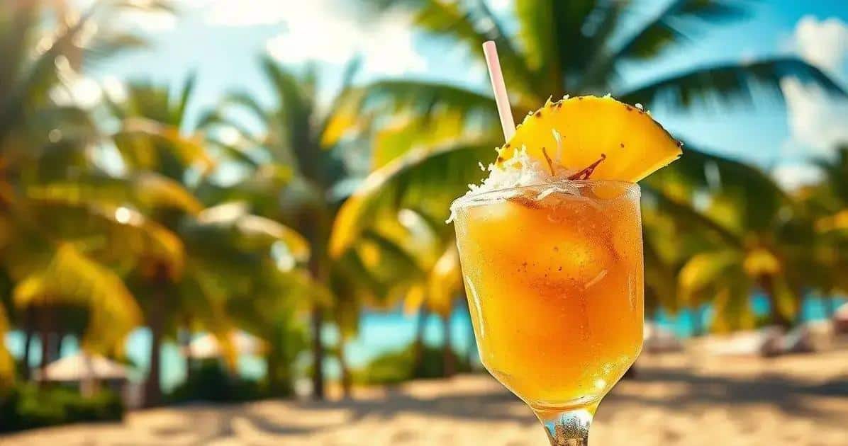 vodka tropical com abacaxi e coco ralado uma experiencia refrescante