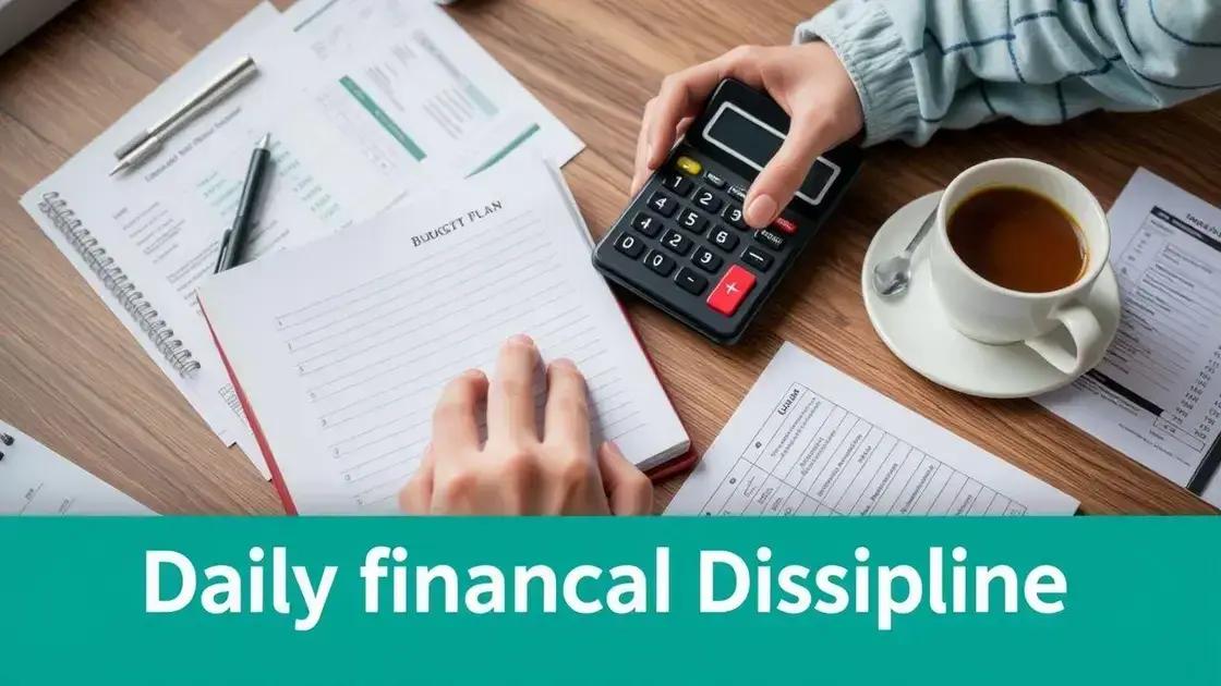 Como desenvolver disciplina financeira com pequenas ações