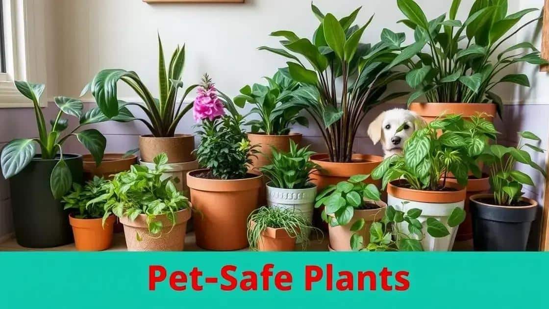 Como escolher plantas seguras para pets