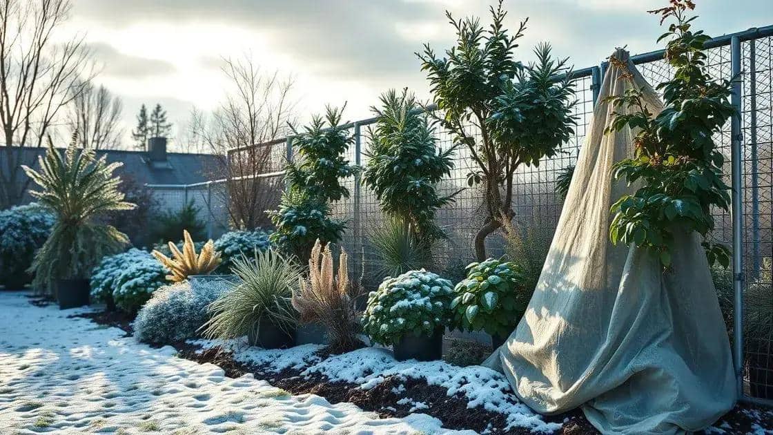 Cuidados essenciais para plantas durante o inverno