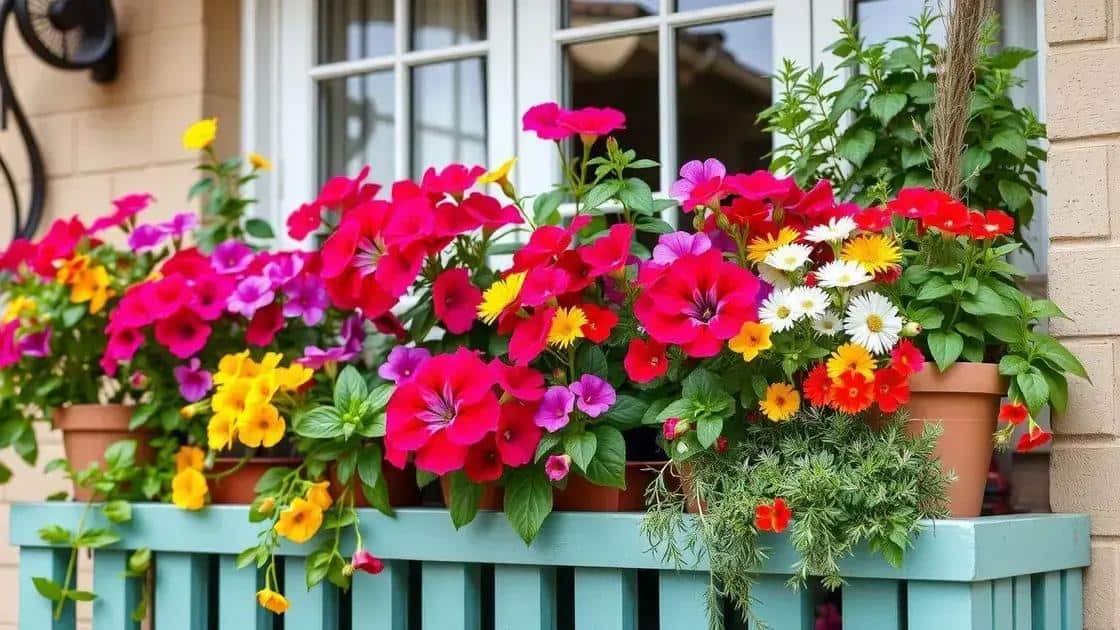 o que plantar na primavera para sua varanda