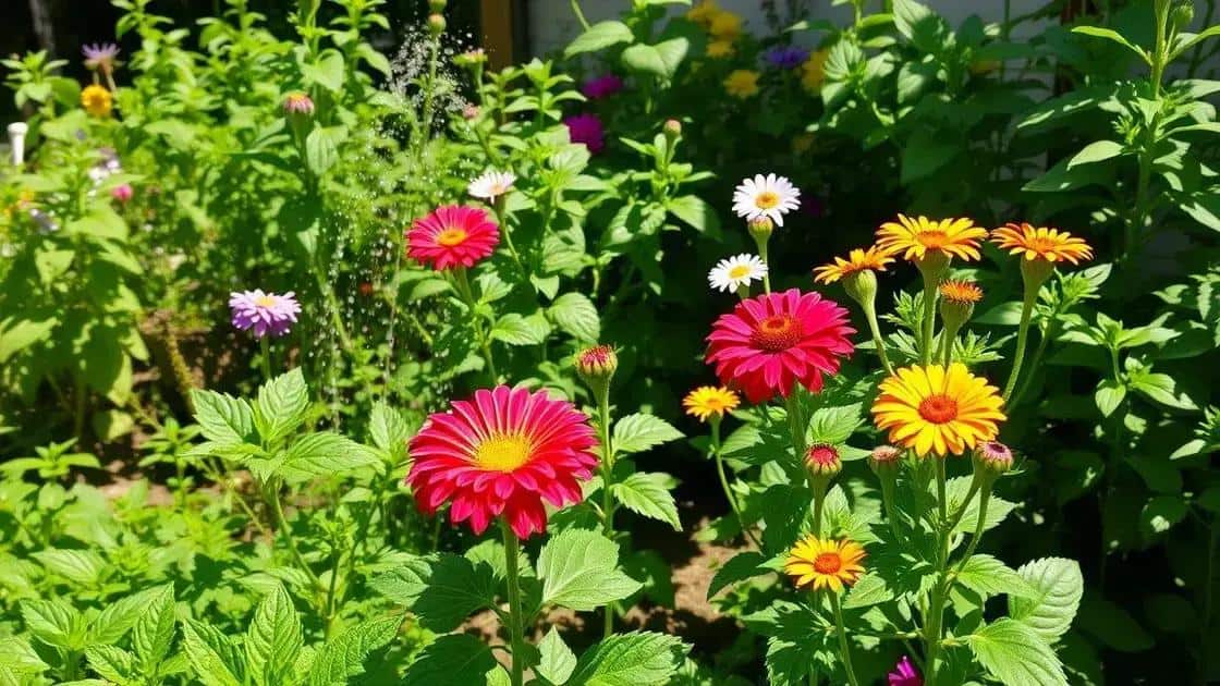 como manter plantas saudáveis no verão