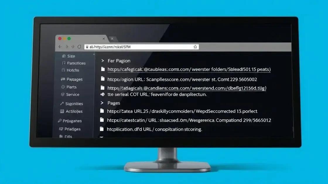 a importância da estrutura de URL bem feita