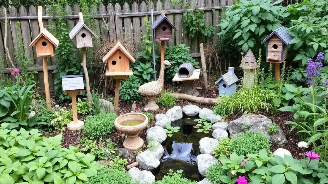 Estratégias para criar habitats para animais úteis