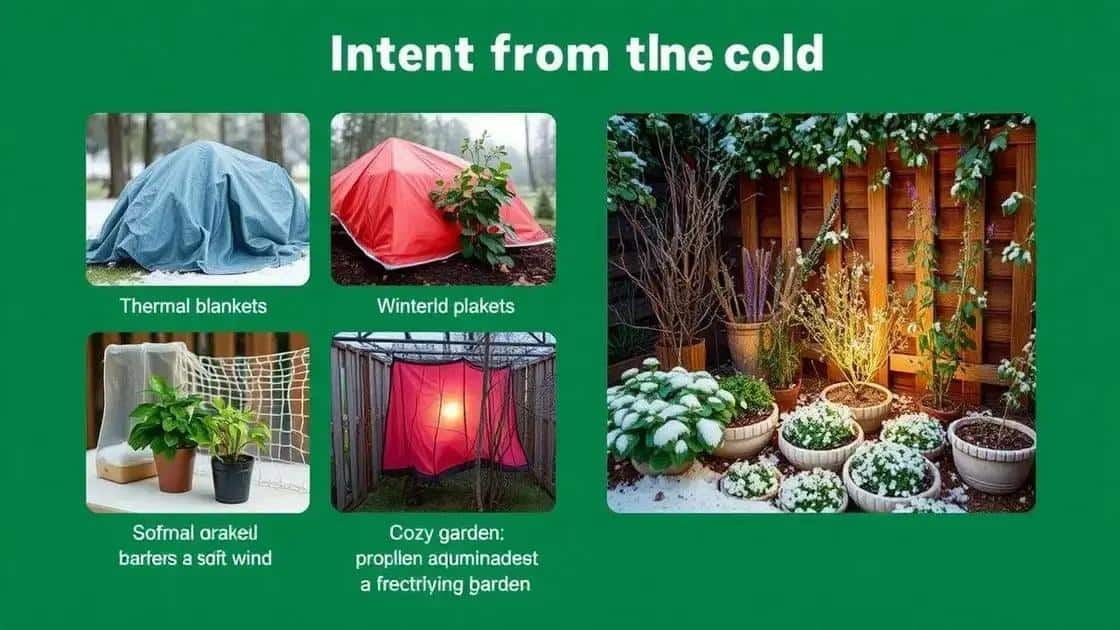 técnicas práticas para proteger suas plantas do frio
