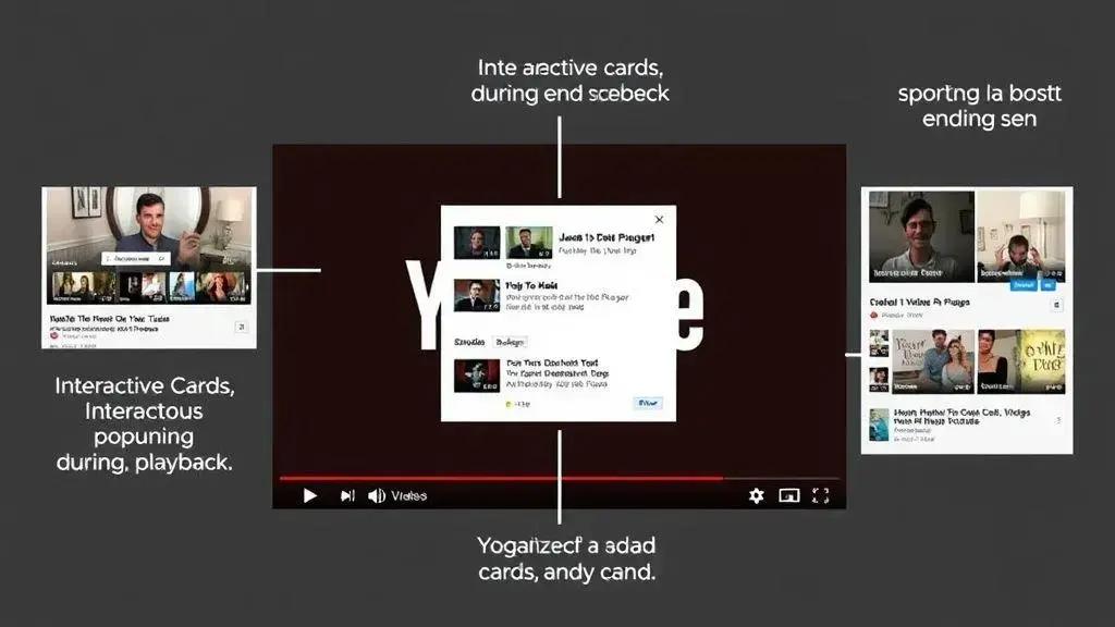 Uso estratégico de playlists, telas finais e cards para engajamento